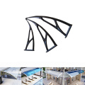 Wholesale Outdoor Polycarbonate Door Canopy Aluminum Alloy Awning Bracket